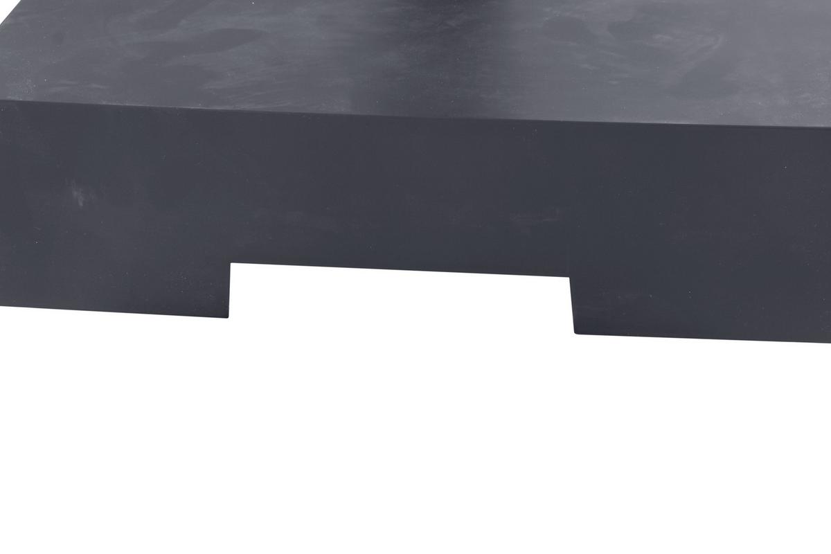 Schirmständer Kunstoff / Beton für DM  2,1-5,4 cm - Anthrazit, KONVENTIONELL, Kunststoff/Stein (40/11/40cm) - Siena Garden