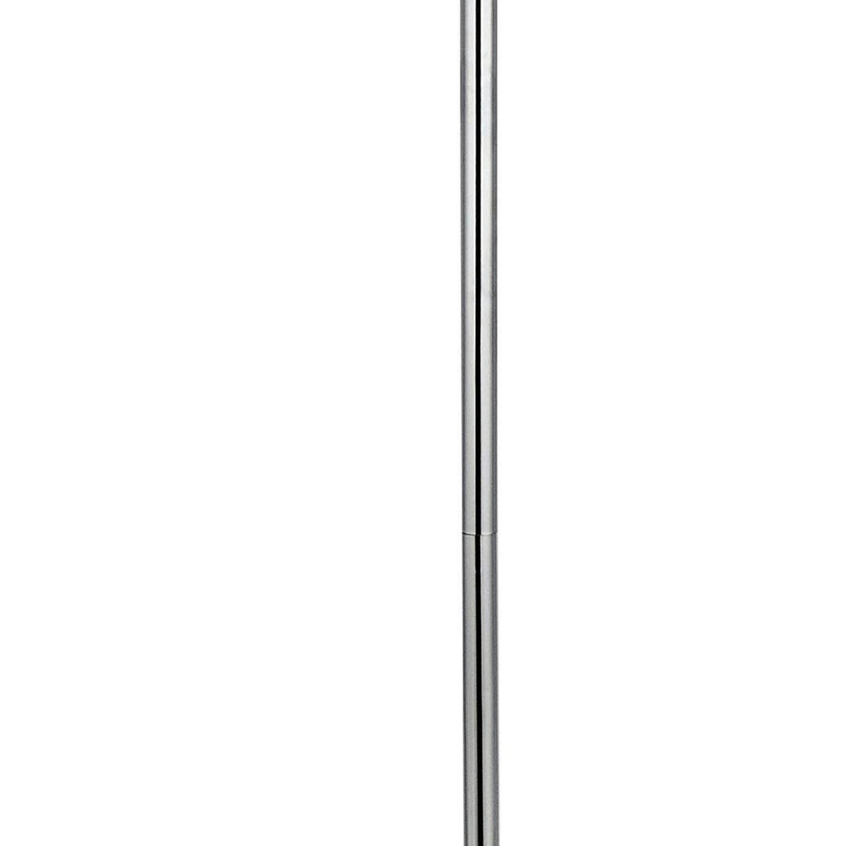 Led-stehleuchte Eu51021-3cc - Chromfarben/Weiß, Basics, Glas/Metall (25/151cm)