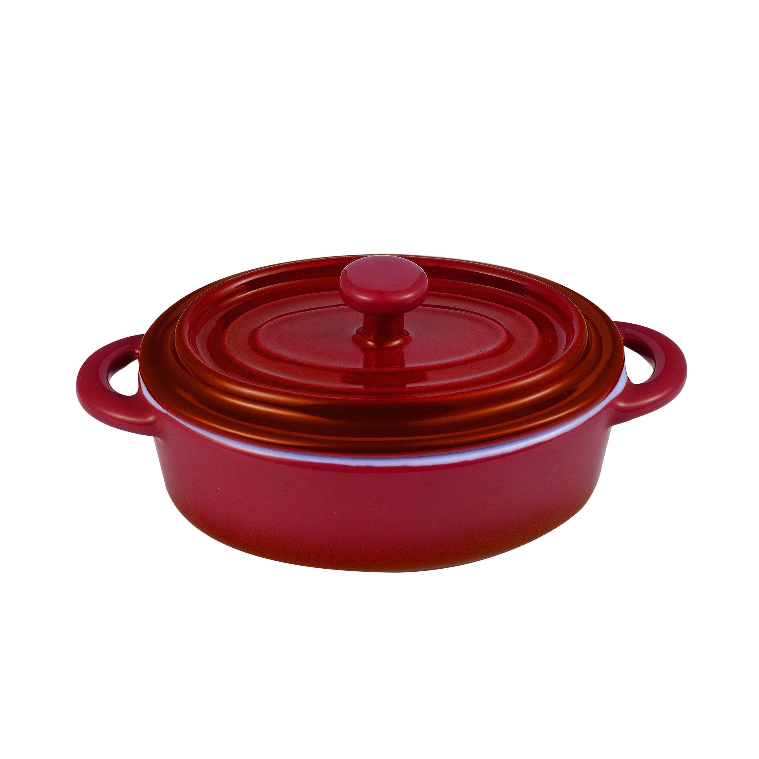 Sada zapekacích mís ELISA - 2PCS - červená, Konventionell, keramika (14,7/6,7/11,6cm) - Modern Living