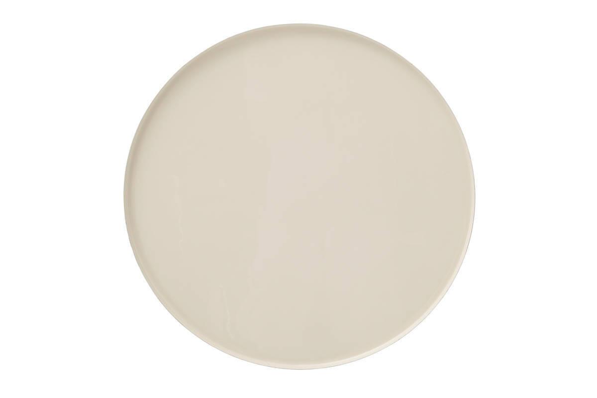 PRÍRUČNÝ STOLÍK ART DECO - slivková/krémová, Trend, kov (51/52cm)