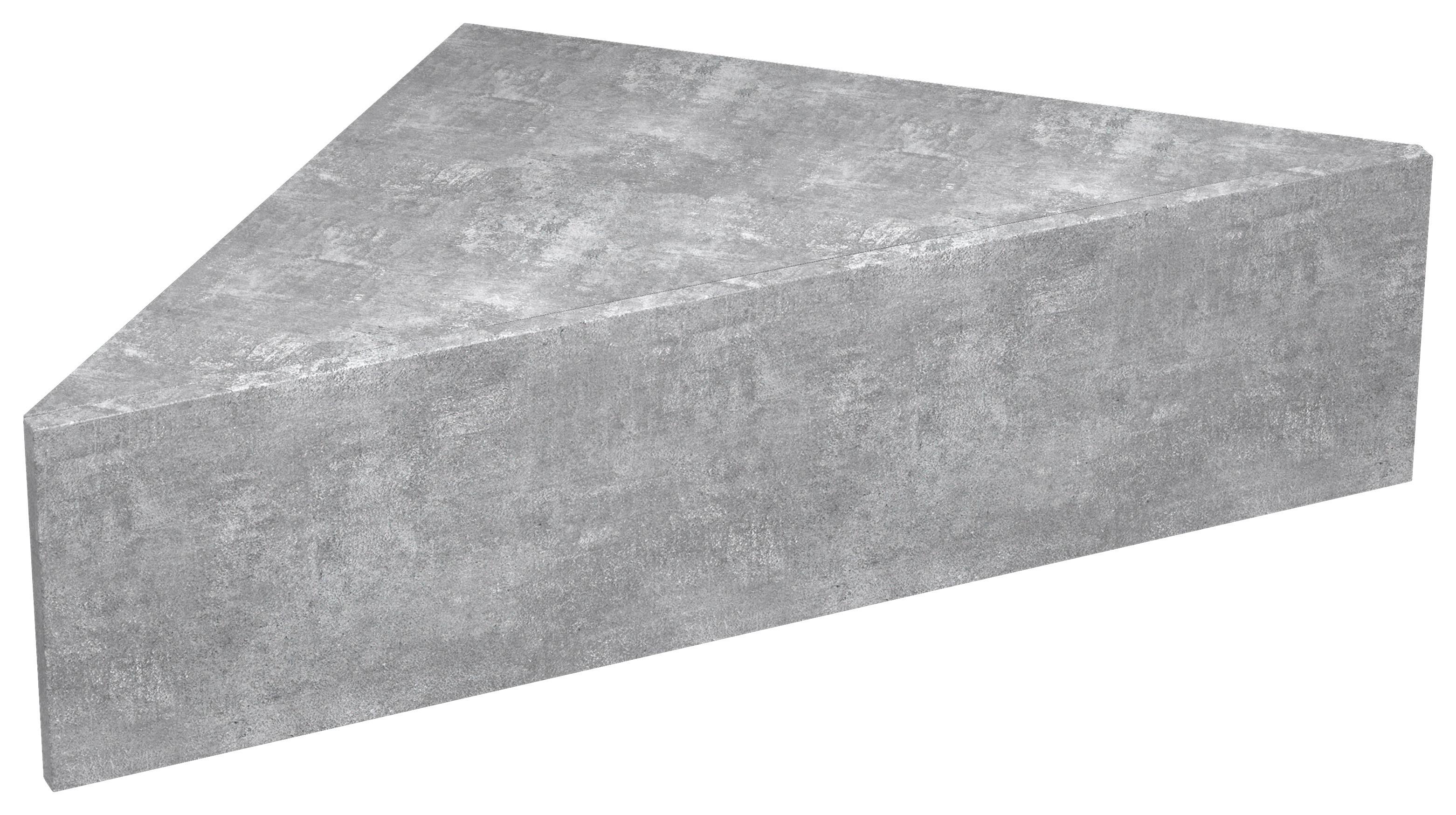 Nachkästchen Beton-Grau H: 15 cm USAl S