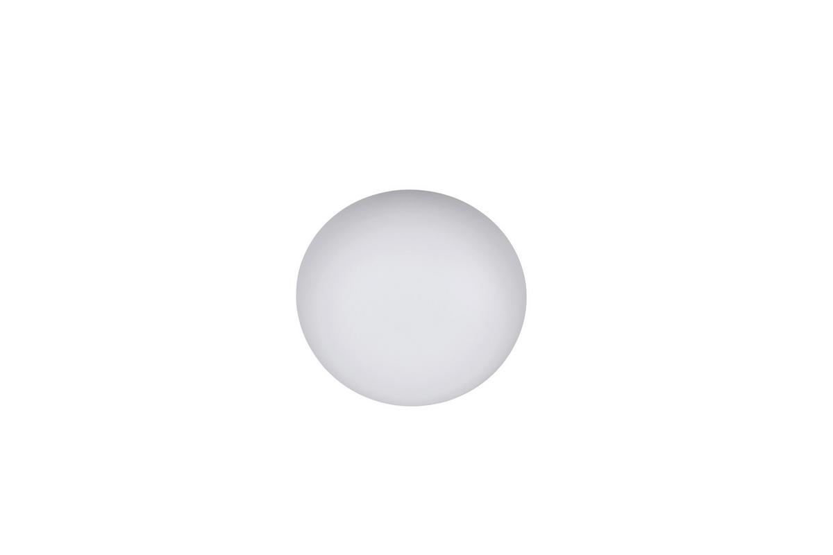 LED-WANDLEUCHTE SASSI - Weiß, KONVENTIONELL, Kunststoff/Metall (15,5cm) - Luca Bessoni