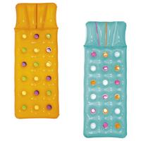 Luftmatratze Mathilda - Orange/Hellblau, KONVENTIONELL, Kunststoff (71/188cm) - Bestway