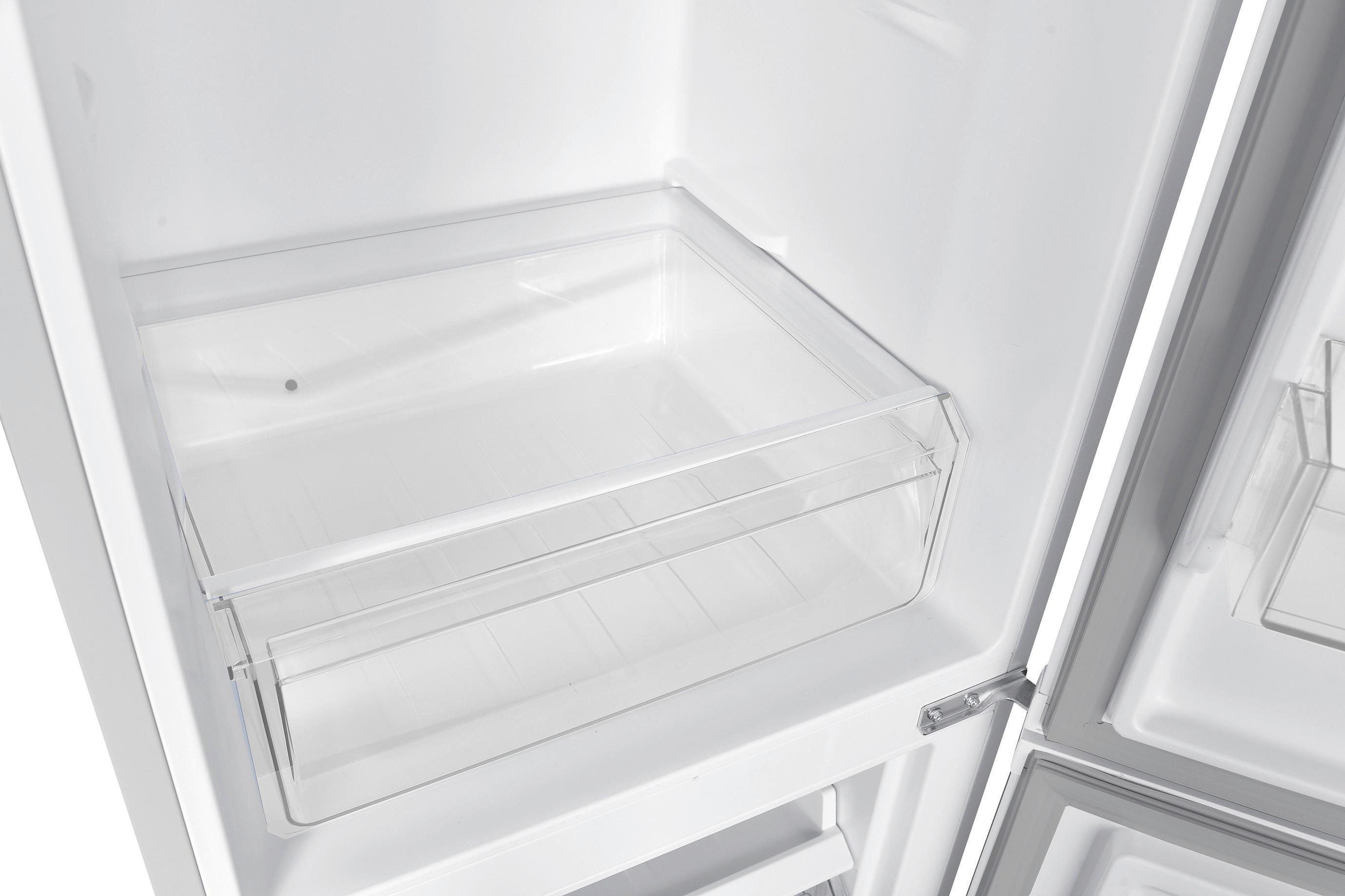 Kühl-Gefrier-Kombination mit Glasablagen und Lade