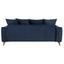 Sofa B: 204 cm - Dunkelblau/Kupferfarben, MODERN, Textil (204/92/106cm) - Luca Bessoni Sofa B: 204 cm - Dunkelblau/Kupferfarben, MODERN, Textil (204/92/106cm) - Luca Bessoni