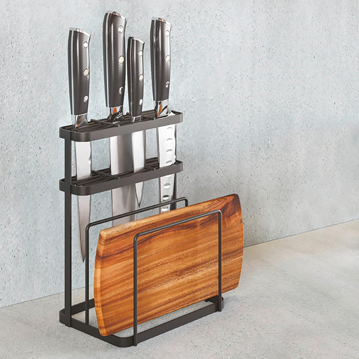 Küchen-organizer-set Tokyo Lava Messer- Und - Schwarz, Basics, Metall (16/13/22cm)