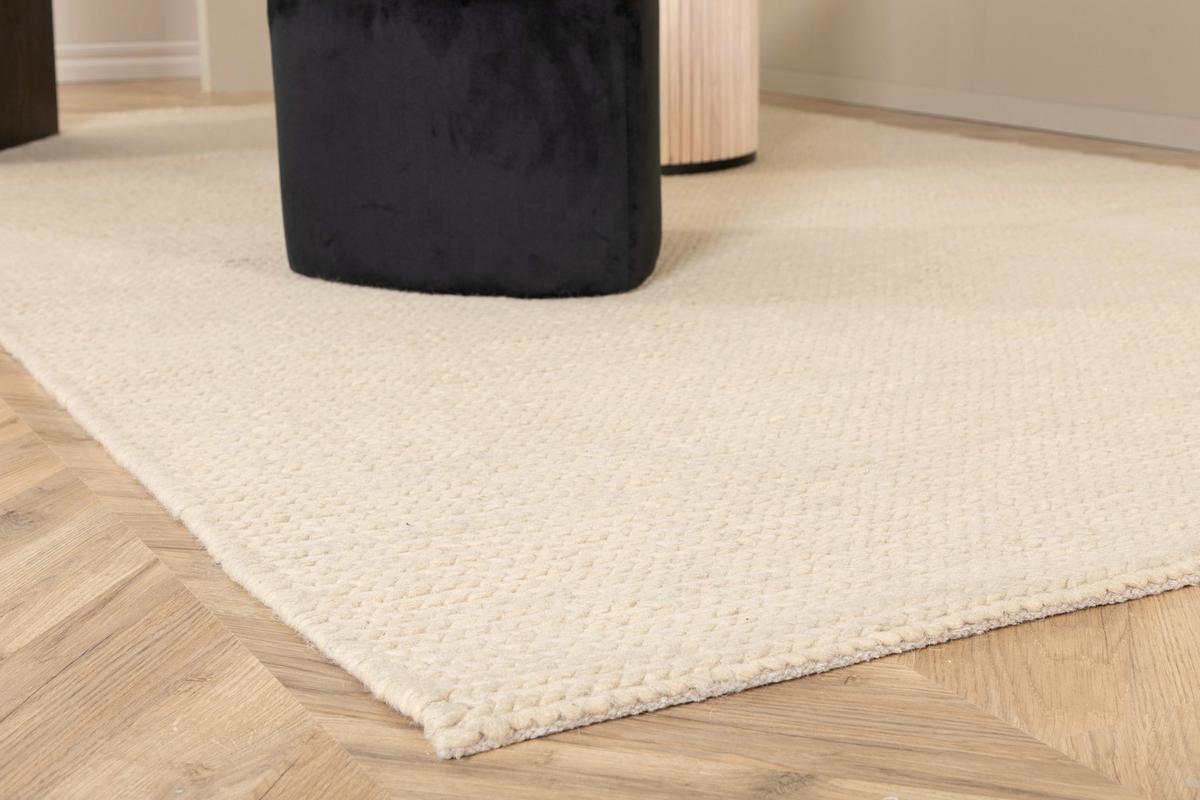 Flachwebteppich Marta - Weiß, LIFESTYLE, Textil (160/230cm) - P & B