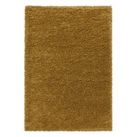 Hochflor Teppich Goldfarben Naturfaser Sydney 200x290 cm - Goldfarben, Basics, Textil (200/290cm)