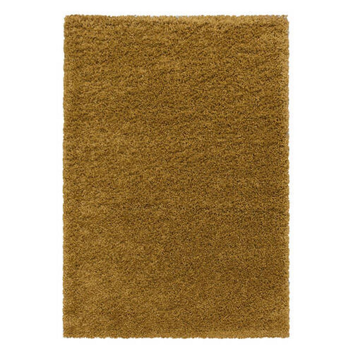 Hochflor Teppich Goldfarben Naturfaser Sydney 200x290 cm - Goldfarben, Basics, Textil (200/290cm)