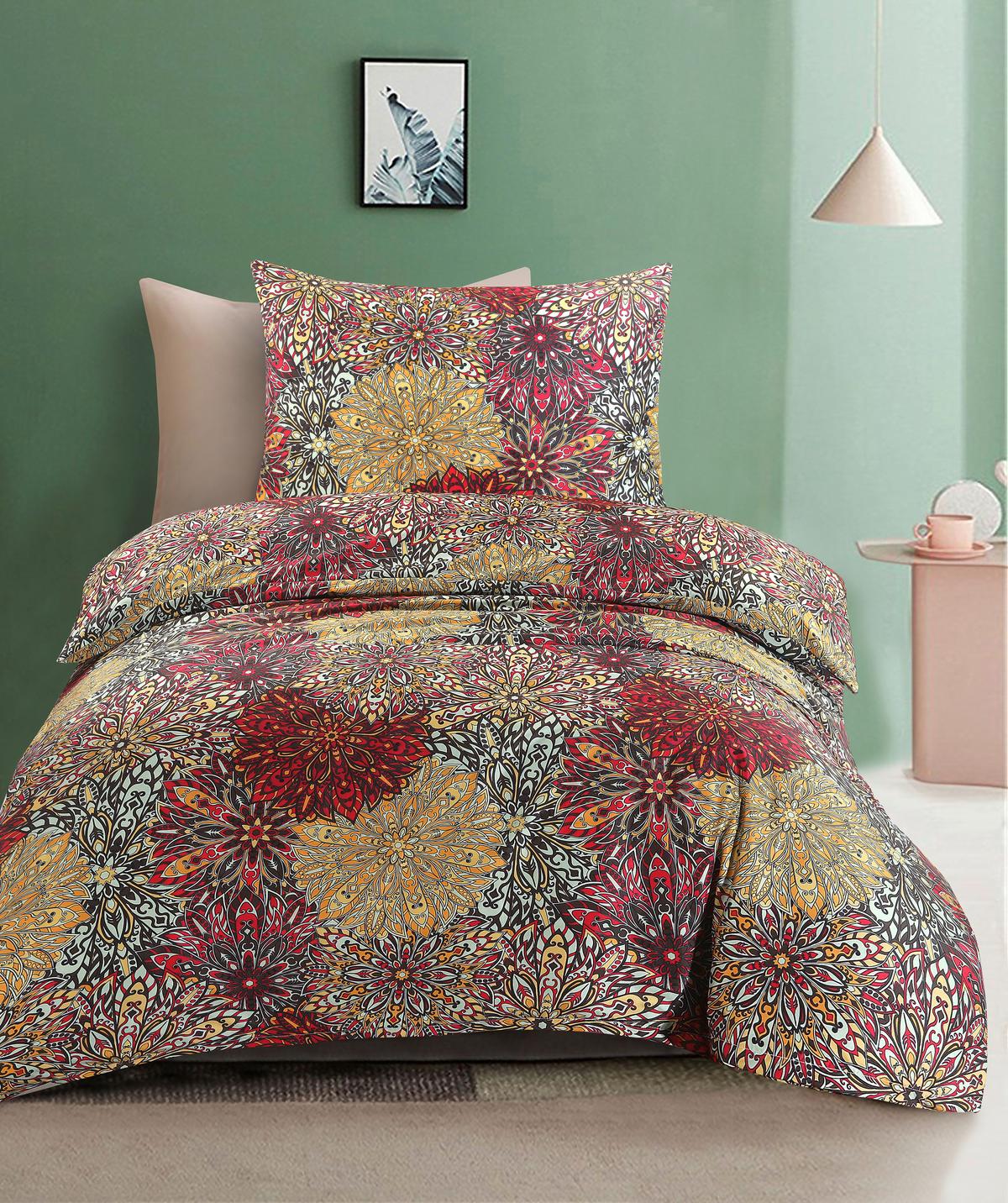BETTWÄSCHE MELI - Pastellblau/Koralle, MODERN, Textil - Luca Bessoni