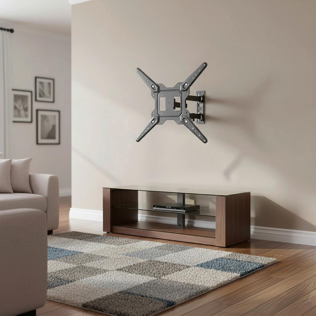 Fali Tv-tartó Lcdh 321 - fekete, fém (31,5/23,8/5,7cm)