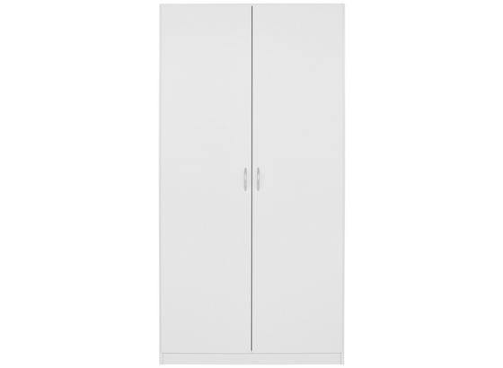 Ruhásszekrény Karo - Fehér, konvencionális, Faalapú anyag (91/197/54cm) Ruhásszekrény Karo - Fehér, konvencionális, Faalapú anyag (91/197/54cm)