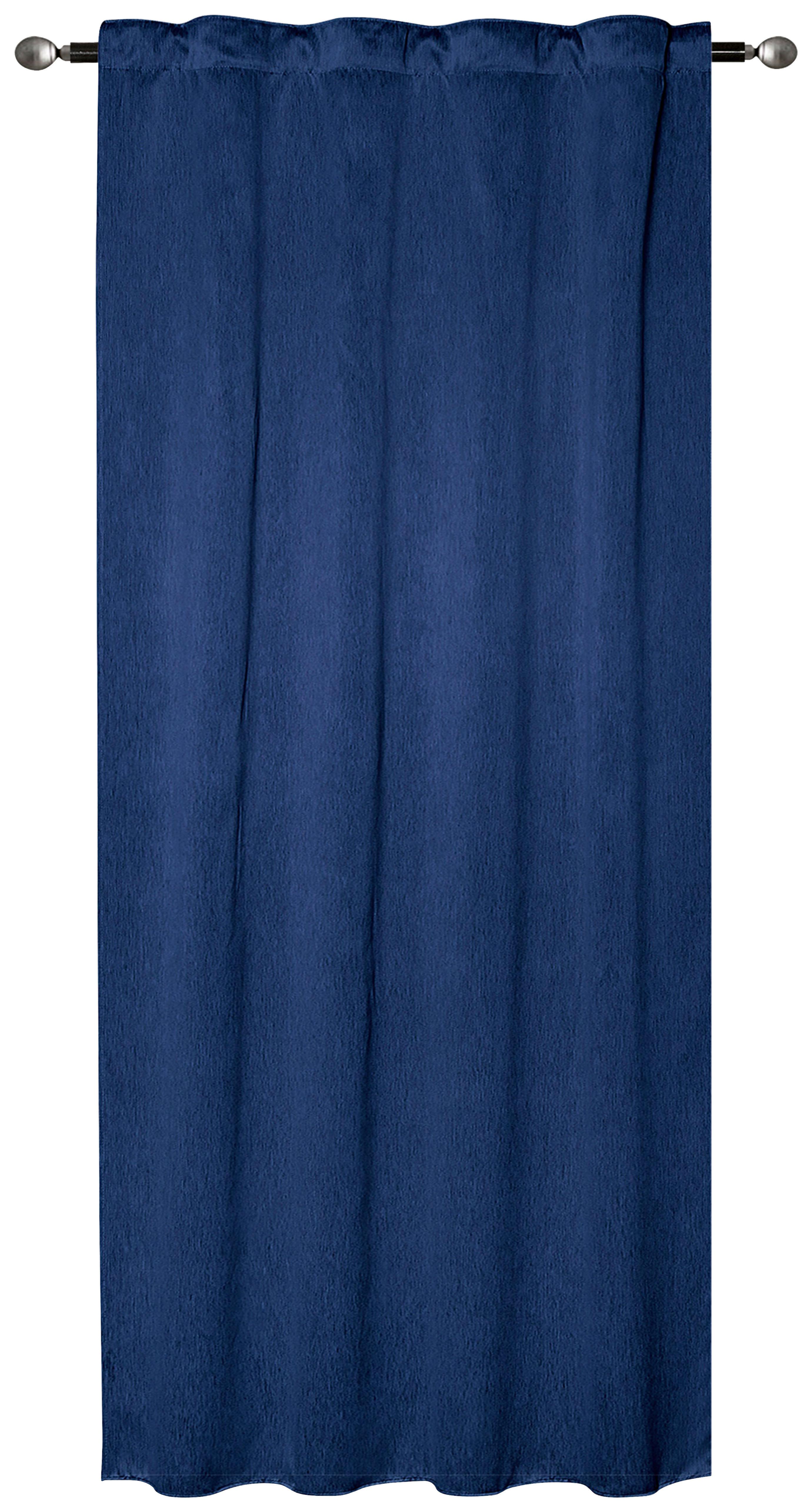 Verdunkelungsvorhang Mara - Blau, ROMANTIK / LANDHAUS, Textil (135/175cm) - James Wood