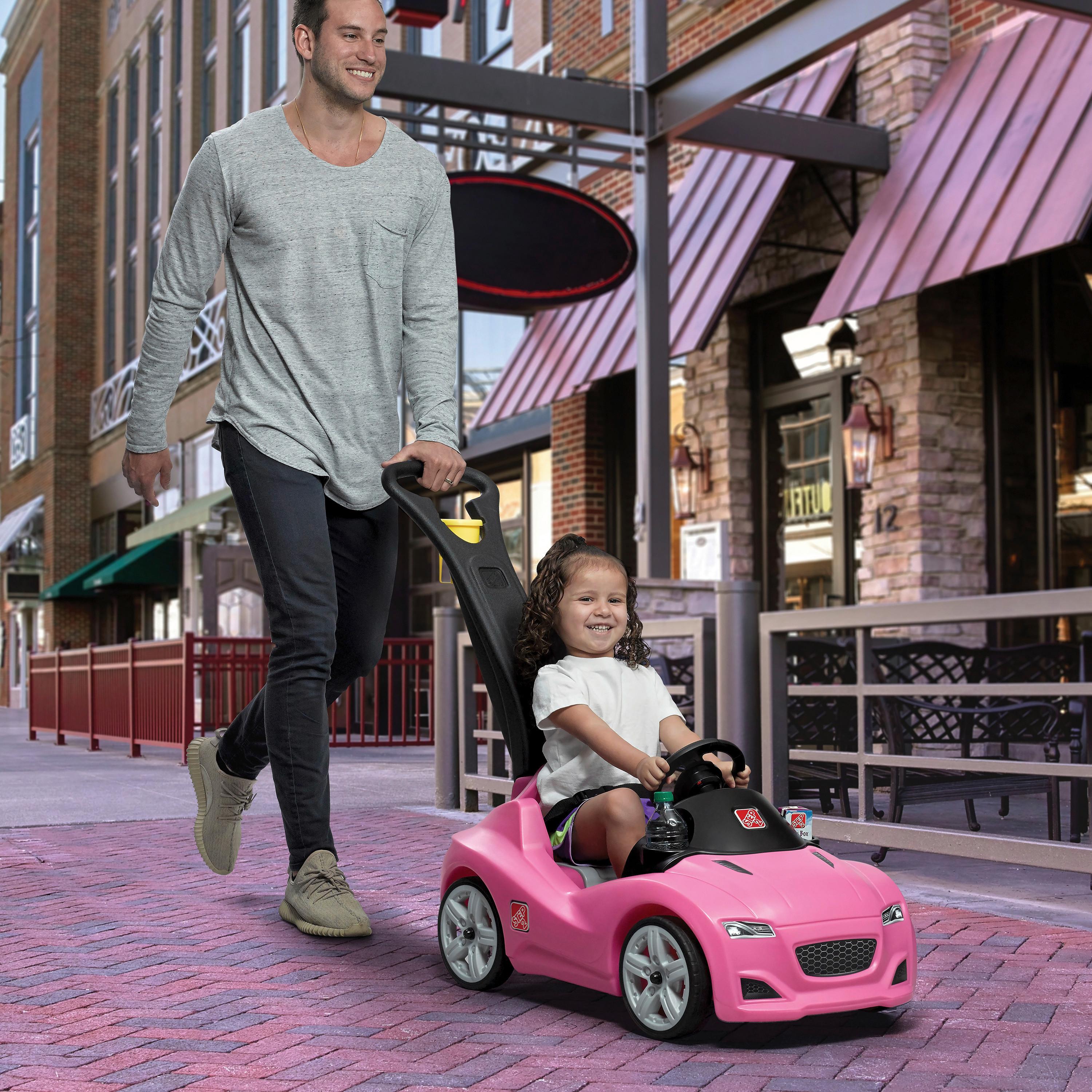 Kinderauto 866600 - Rosa, KONVENTIONELL, Kunststoff (50,2/90,8/121cm) - Ambia Garden