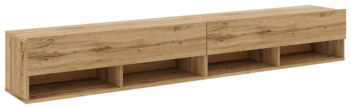 Lowboard Derby 200 - Eiche Wotan, Design, Holzwerkstoff (200/31,5/32,5cm) - Livetastic