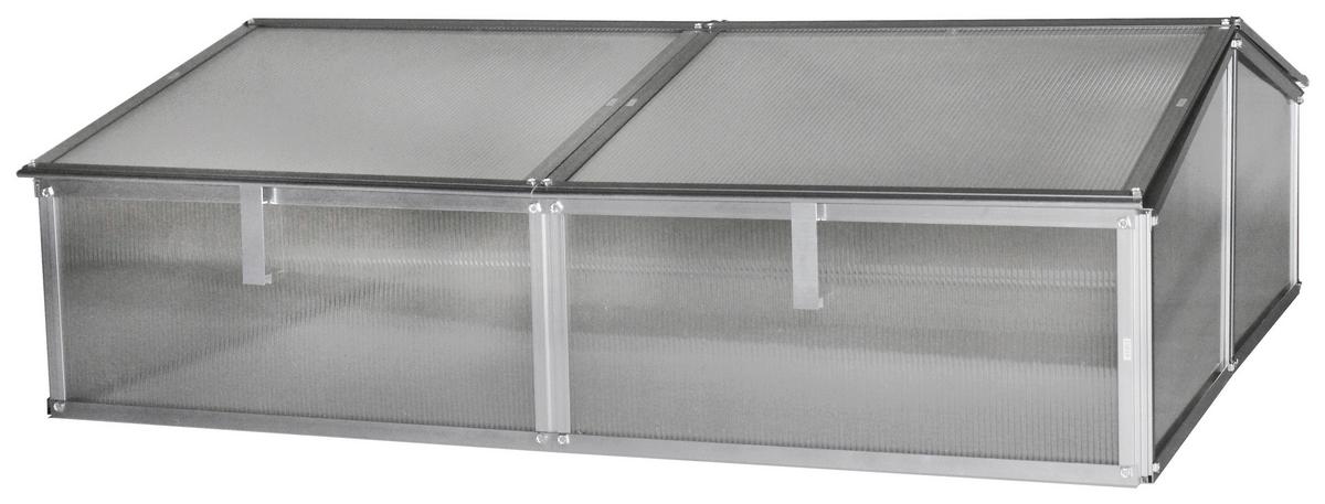 Frühbeetkasten Gaia Aluminium Ca. 102,3x38,9x120,5 Cm - Alufarben, Basics, Metall (102,3/38,9/120,5cm)