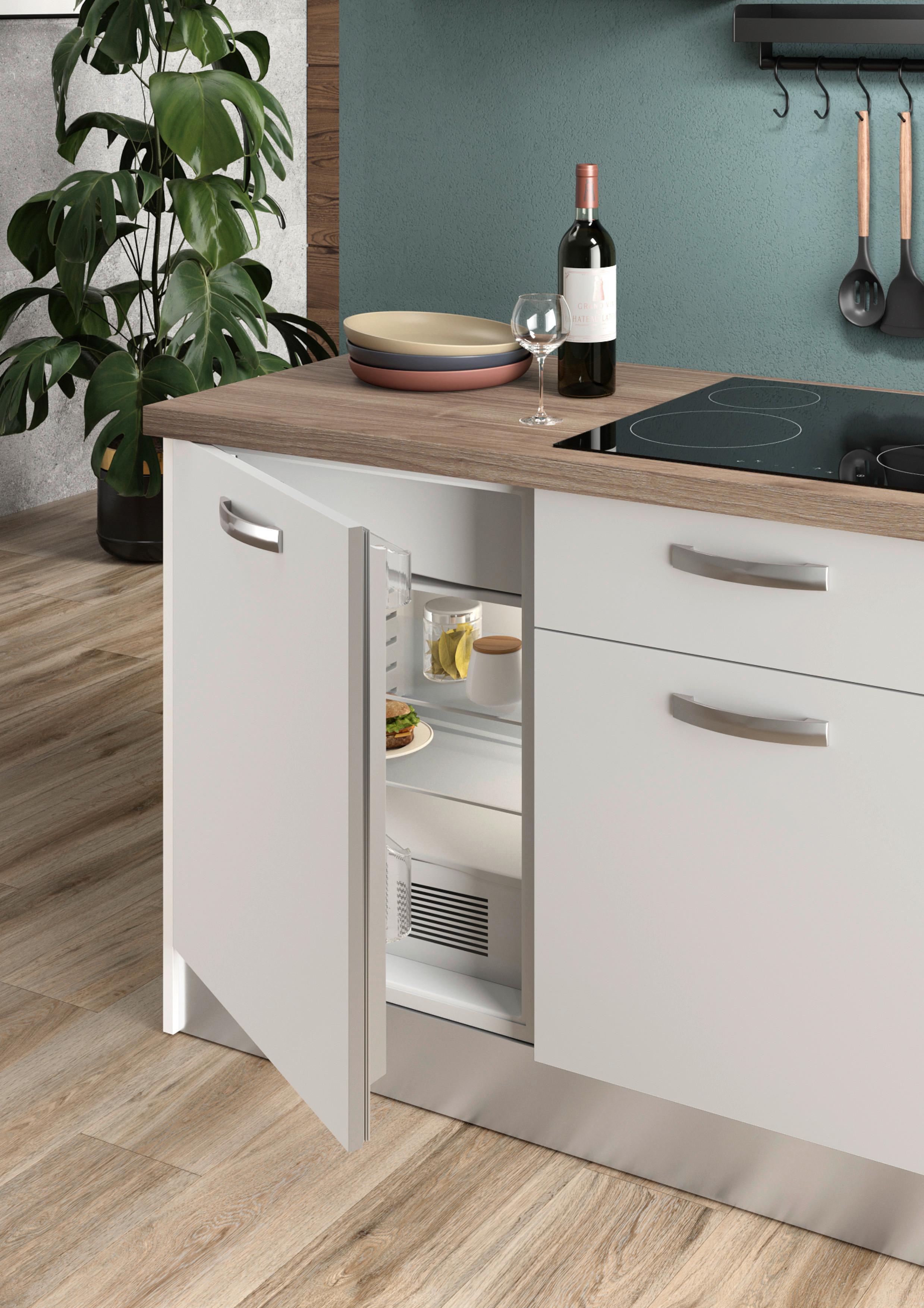 Küchenzeile All In Mit Kühlschrank 180 cm - LIFESTYLE (180cm) - MID.YOU
