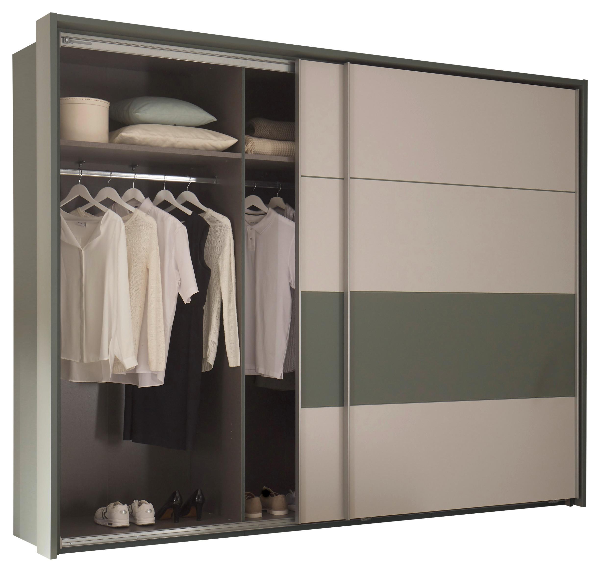 Passepartout-Rahmen Modeste Salbeigrün für B: 280,1 cm - Salbeigrün, MODERN, Holzwerkstoff (280,1/215,1/17cm)