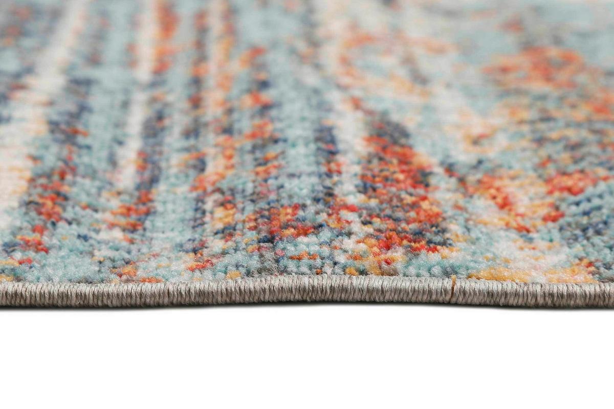 Outdoorteppich Multicolor, Bxl: Ca. 200x290cm - Türkis/Creme, Design, Textil (200/290cm) - Esprit