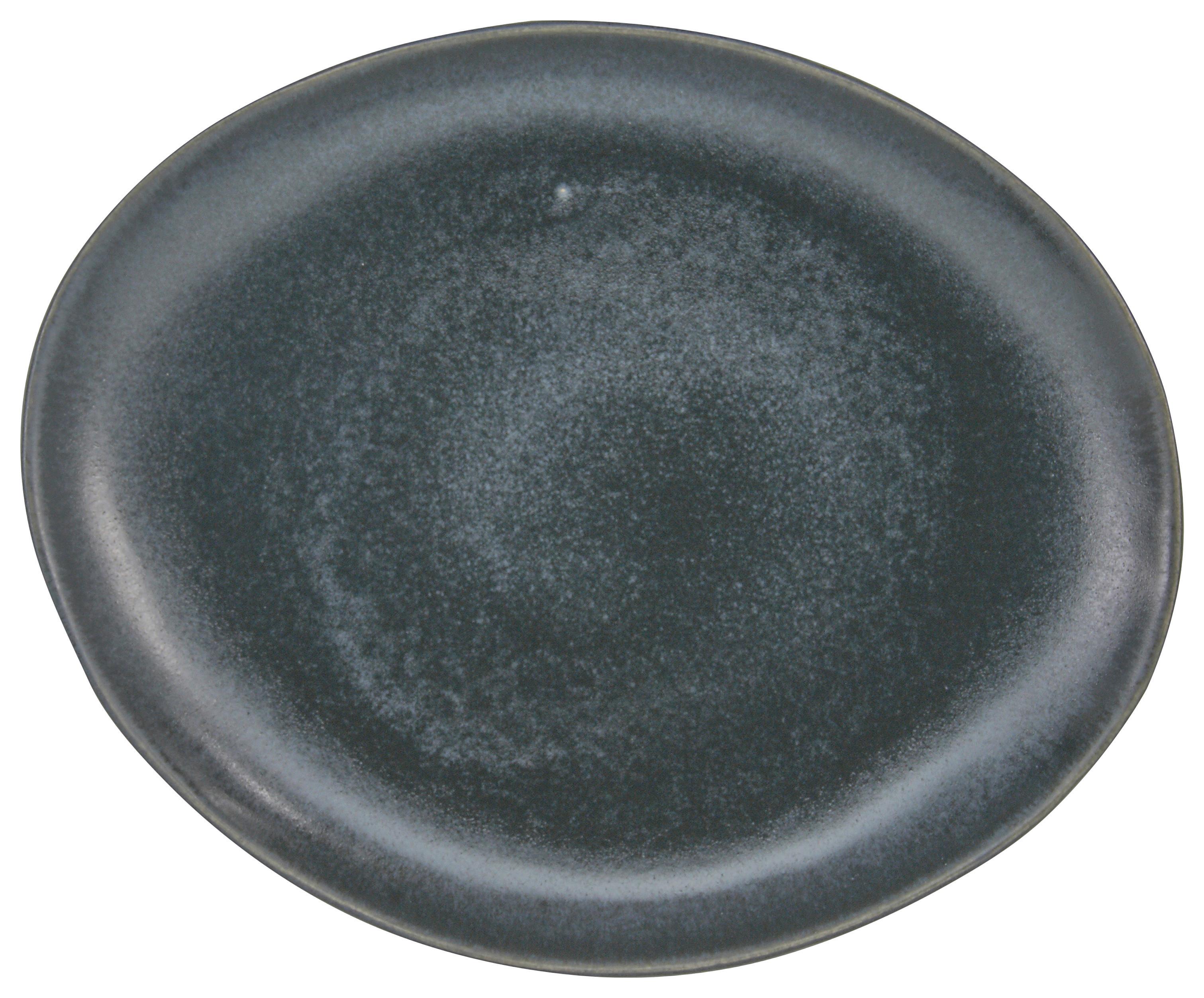 Talíř jídelní Gourmet, Ø: 27cm - černá, Moderní, keramika (27/20/3cm) - Premium Living