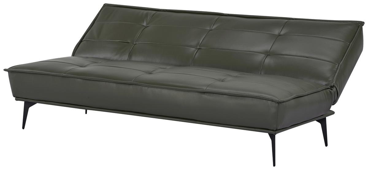 Schlafsofa Levio - Schwarz/Grau, MODERN, Holz/Textil (184/90/84cm) - P & B