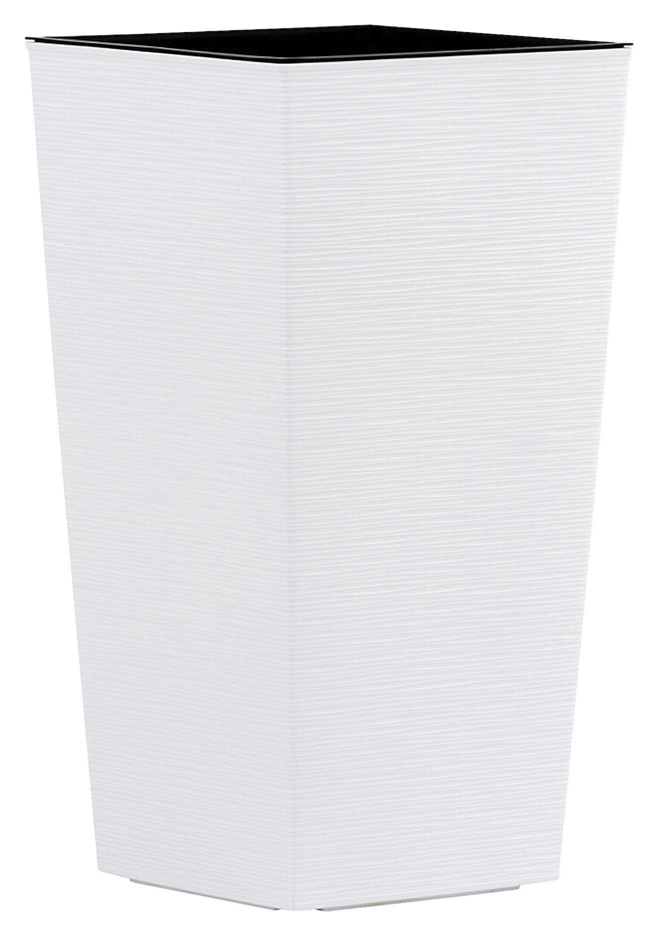 Pflanzentopf Weiß B: 40 cm - Weiß, Basics, Kunststoff (40/75/40cm) - Siena Garden