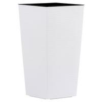 Pflanzentopf Weiß B: 30 Cm - Weiß, Basics, Kunststoff (30/57/30cm) - Siena Garden