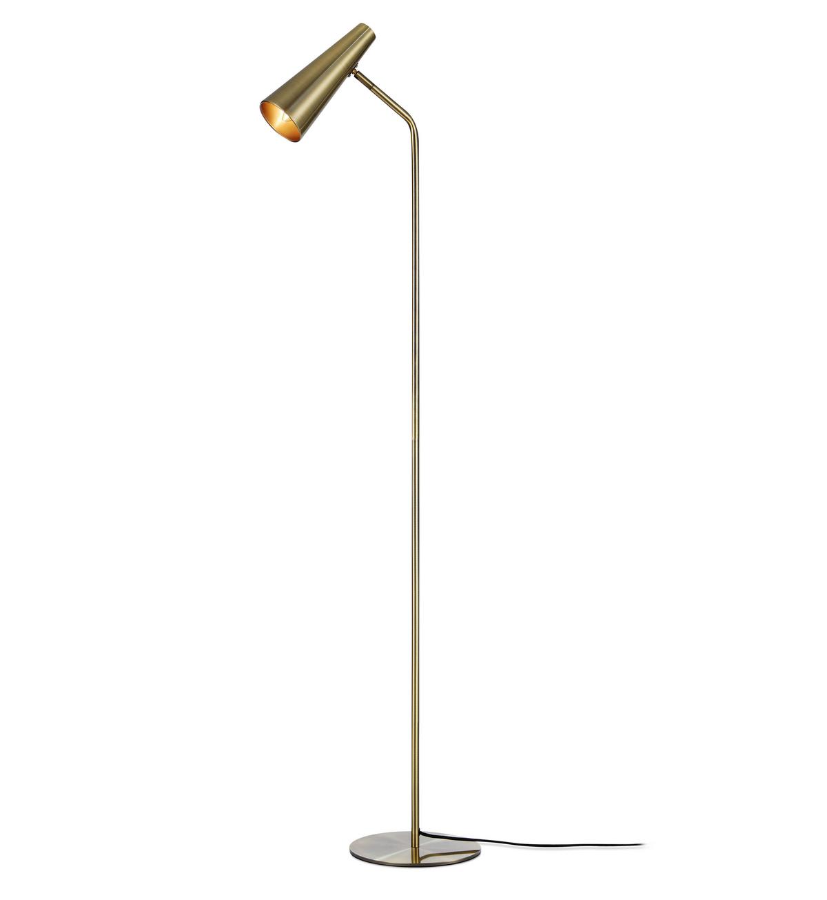 Stehleuchte Peak - Goldfarben, Basics, Metall (32/22/138cm) - Markslöjd