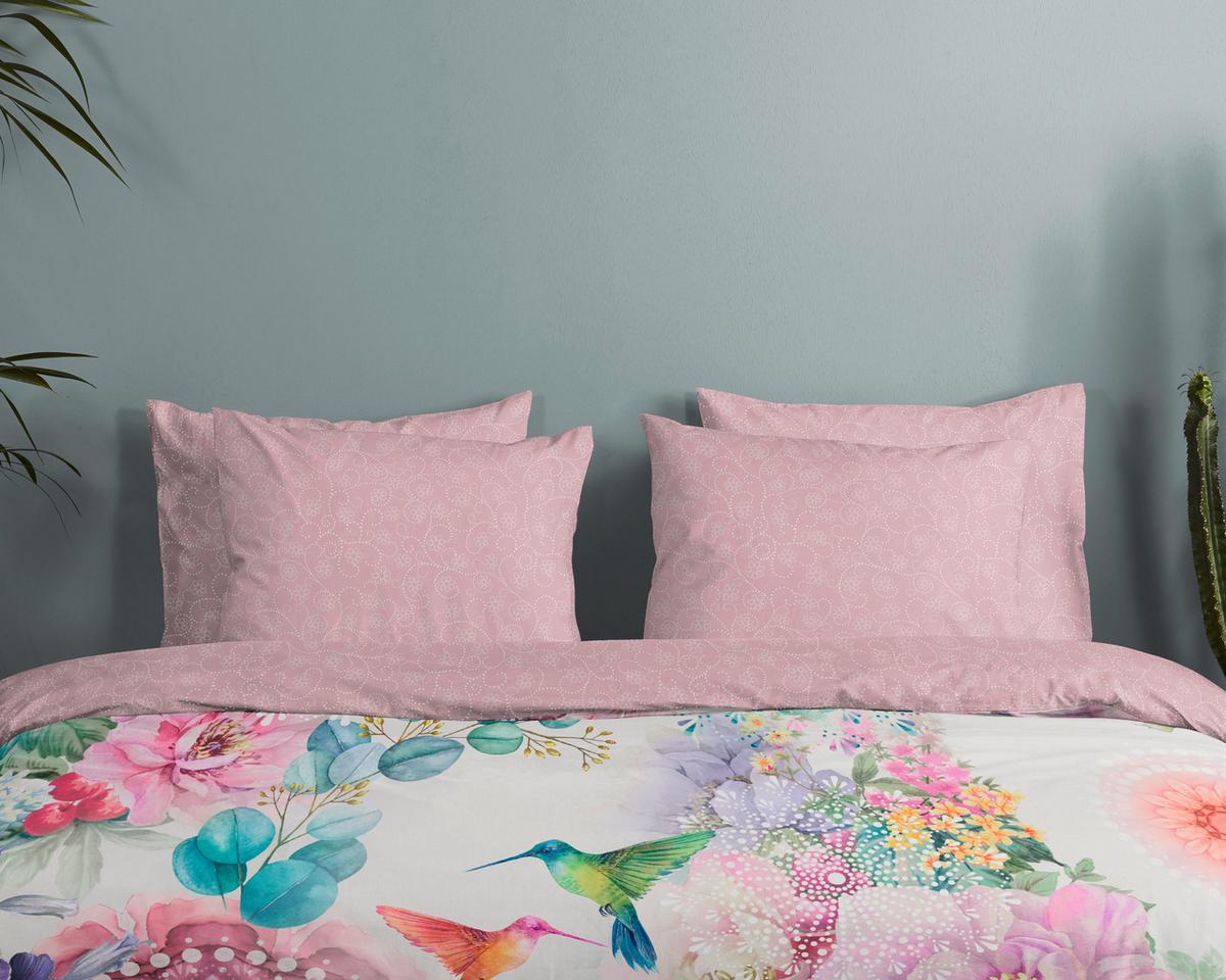 Bettwäsche Isaye Multicolor 140x200 cm - Multicolor, LIFESTYLE, Textil (140/200cm)