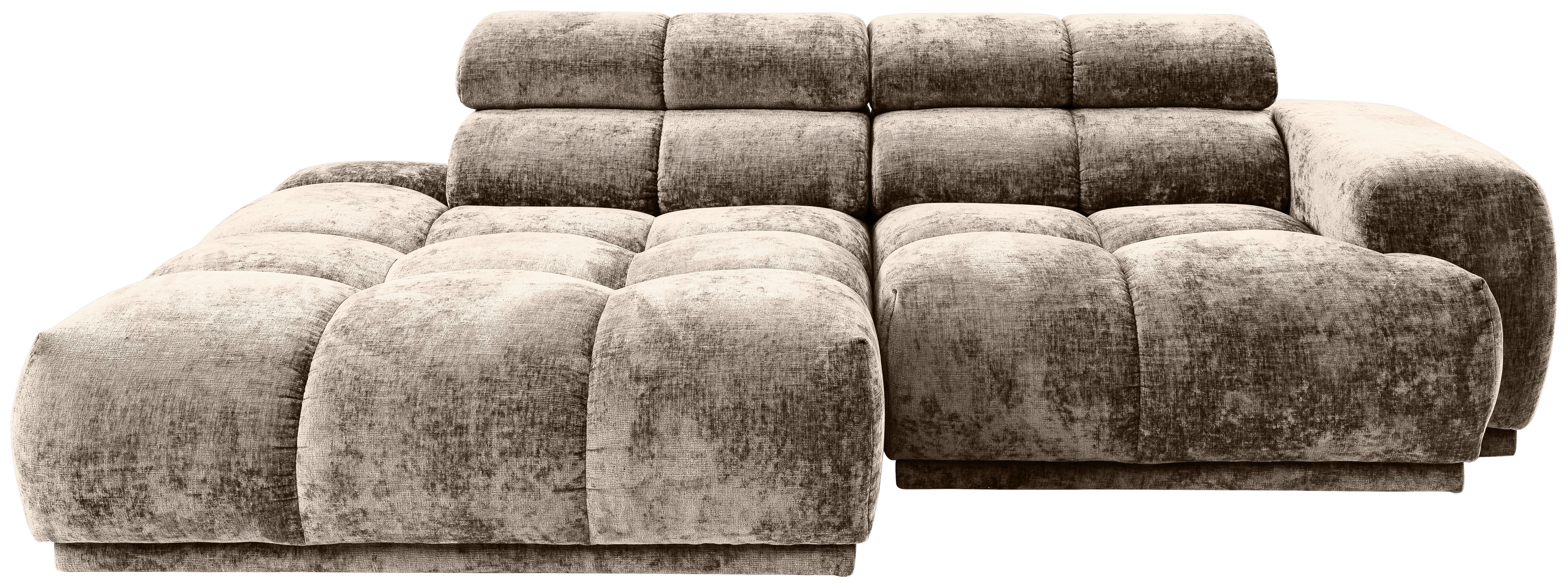 Ecksofa Chani Taupe, Schenkel: 150x239 cm