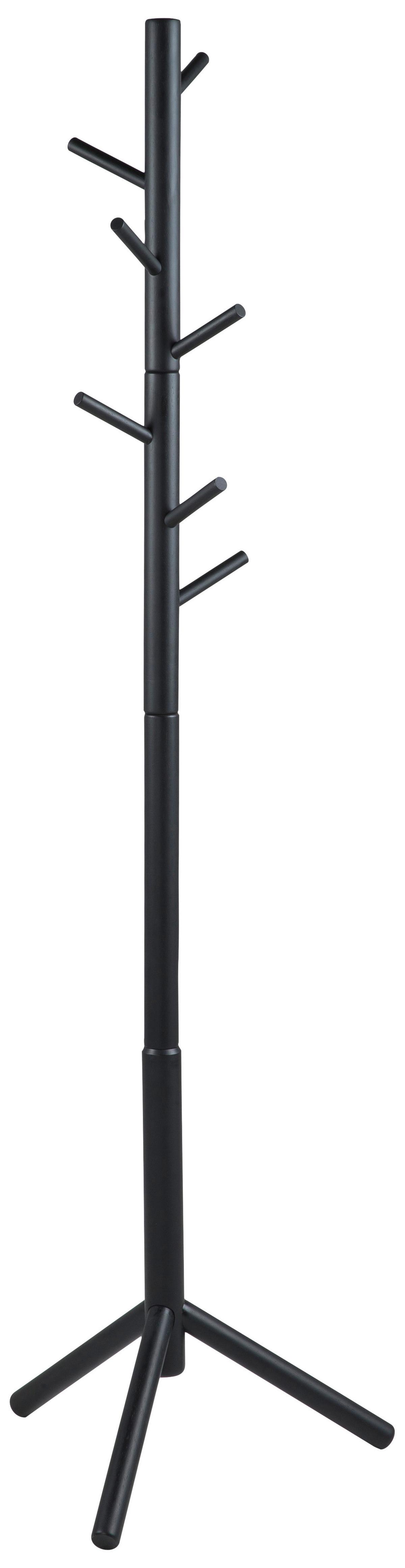 Vešiak na odevy BREMEN - černá, Trend, dřevo (51/176cm) - MID.YOU