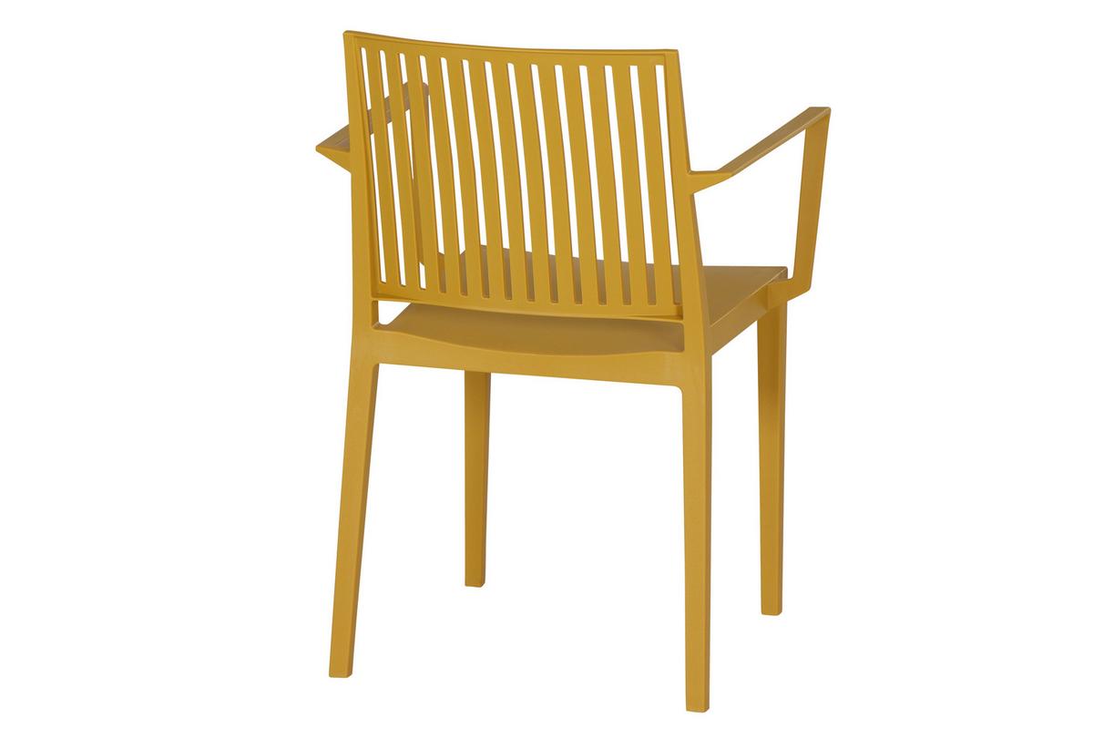 Stapelstuhl T20108 - Gelb, Basics, Kunststoff (57/80/56cm) - Siena Garden