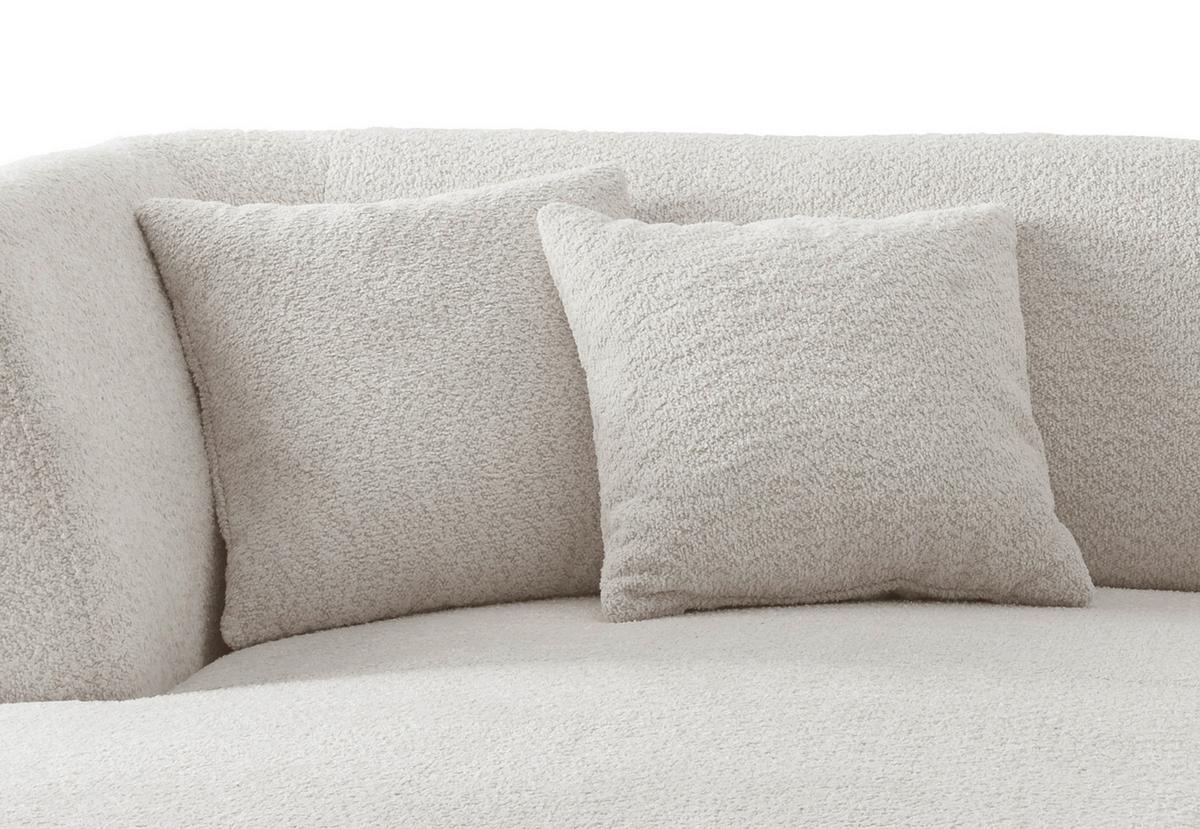 Ecksofa Colori Weiß S: 160/264 Cm - Schwarz/Weiß, MODERN, Holz/Textil (160/264cm) - MID.YOU