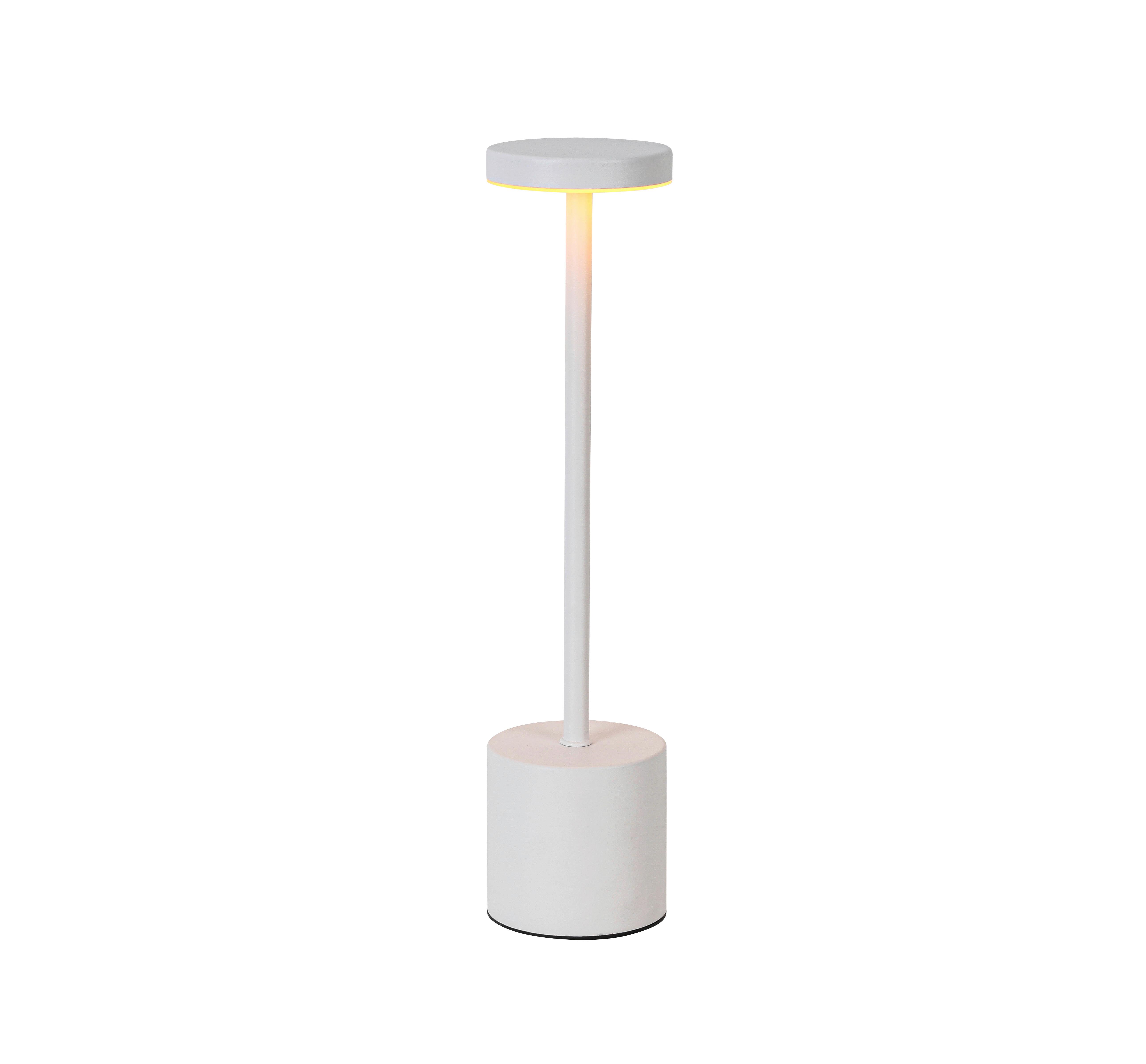 STOLNÍ LED LAMPA TIPL - bílá, Konvenční, kov/plast (8/32cm) - Mömax