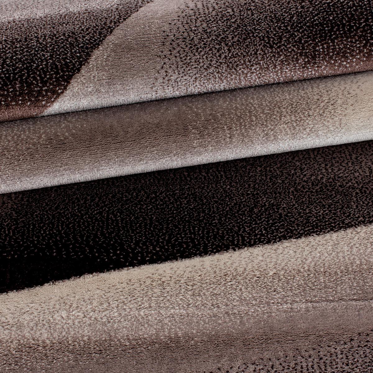 Webteppich Braun Naturfaser Abstrakt Miami 200x290 cm - Braun, Trend, Textil (200/290cm)