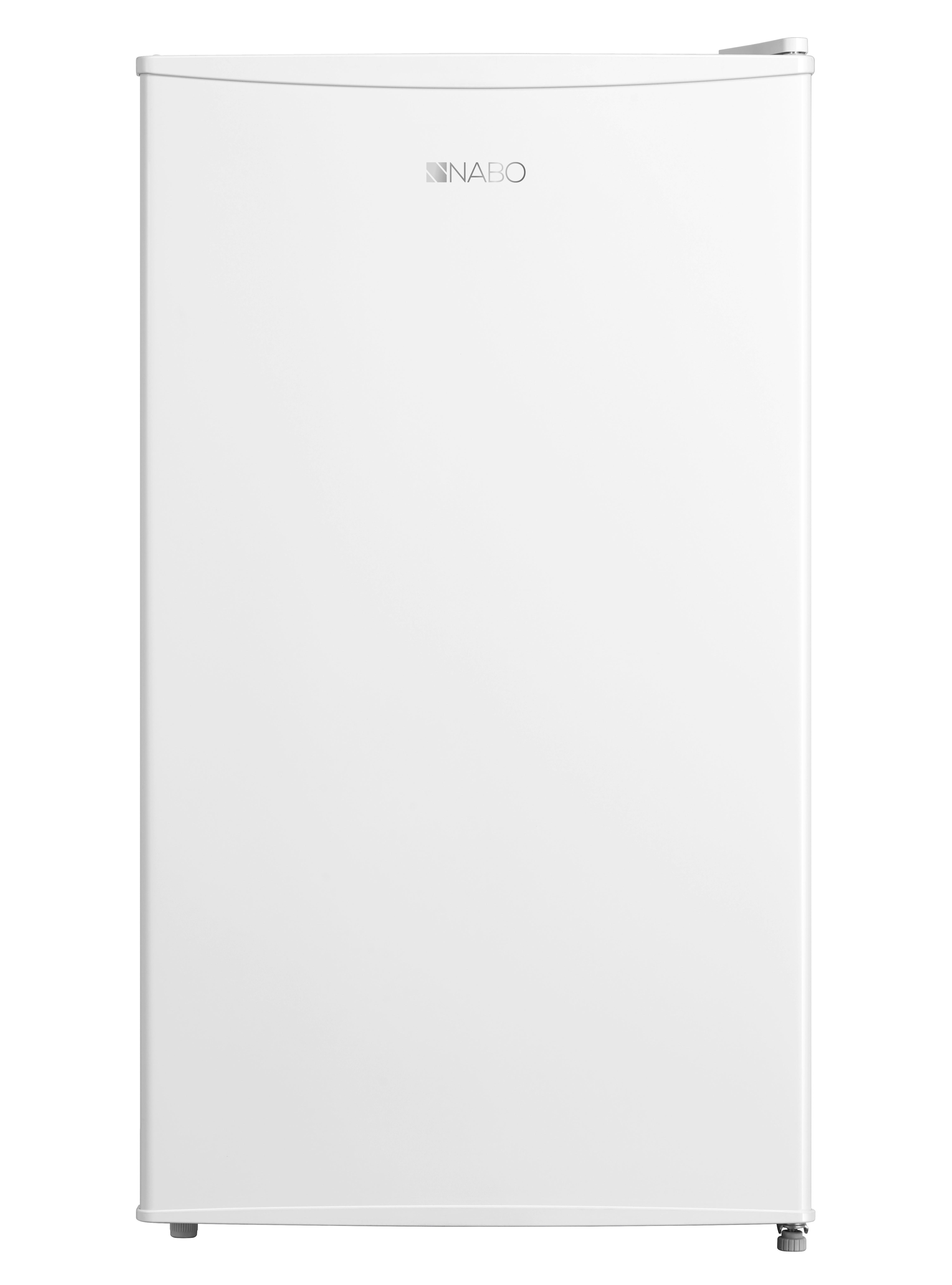 Kühlschrank Nabo Weiß 93 L Freistehend - Weiß, Basics, Glas/Kunststoff (47,2/86,4/44,6cm) - Nabo