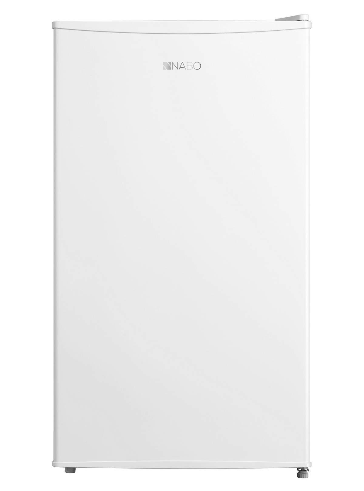Kühlschrank Nabo Weiß 93 L Freistehend - Weiß, Basics, Glas/Kunststoff (47,2/86,4/44,6cm) - Nabo