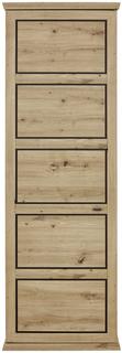 Garderobenschrank HARVEY in Eiche und Anthrazit Garderobenschrank HARVEY in Eiche und Anthrazit