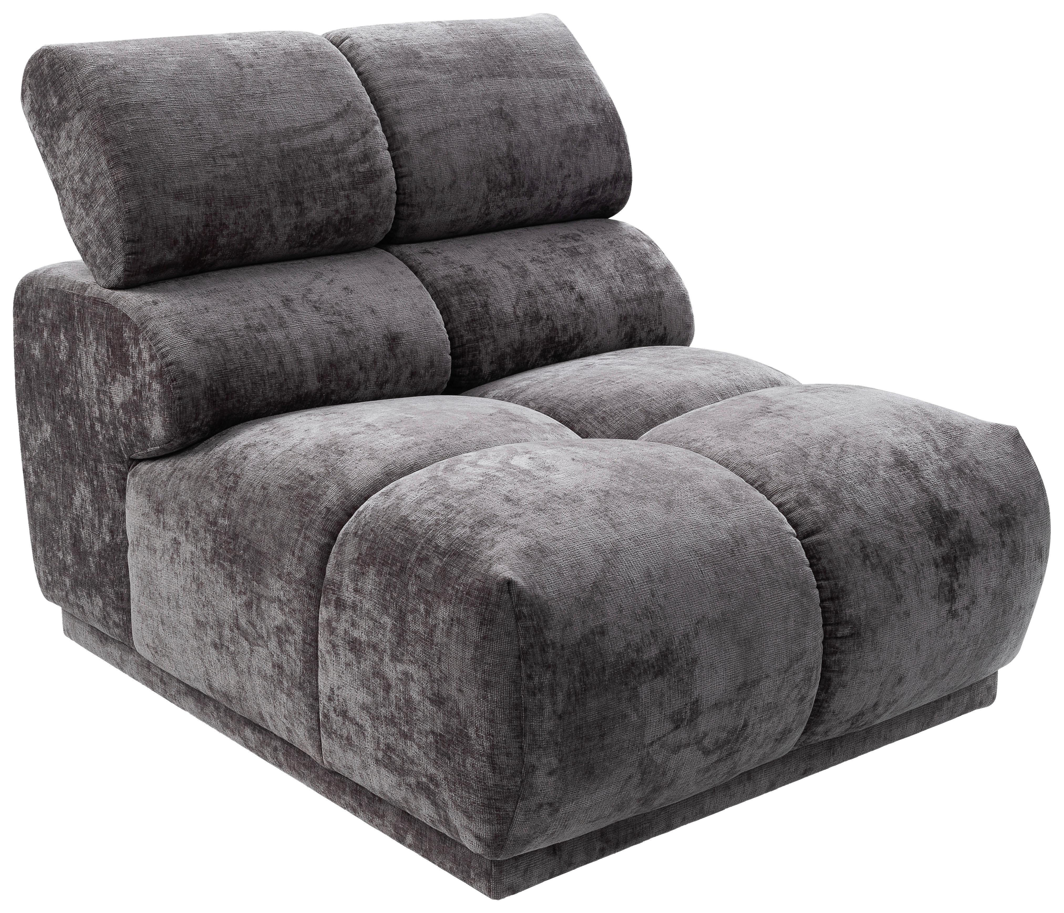 Sofaelement Chani Anthrazit, B: 81 cm - Anthrazit, MODERN, Textil (81/86/113cm) - MID.YOU