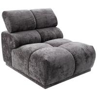 Sofaelement Chani Anthrazit, B: 81 cm - Anthrazit, MODERN, Textil (81/86/113cm) - MID.YOU