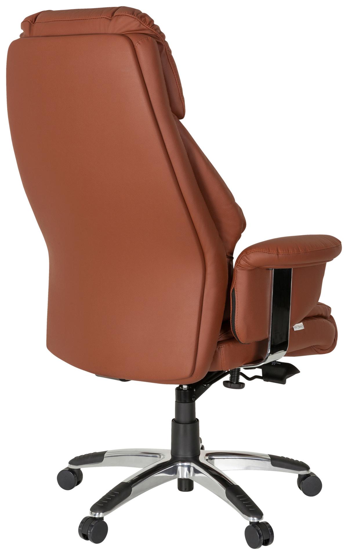 Chefsessel Prado Braun - Braun, MODERN, Kunststoff/Textil (63/140/52cm) - MID.YOU