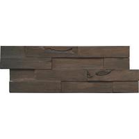 Wandverkleidung Driftwood Hevea Solomon Sea - Dunkelbraun, Basics, Holz (56/20/2cm)