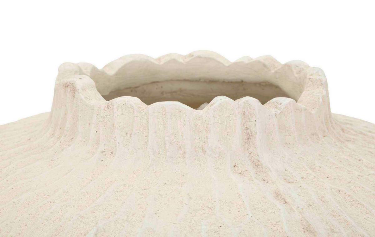 Vase Shade Pot B: 32 cm - Creme, Basics, Metall (32/40/32cm)