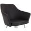 Stuhl Sabrina Anthrazit - Chromfarben/Anthrazit, MODERN, Textil/Metall (51/86/55cm) - Ombra