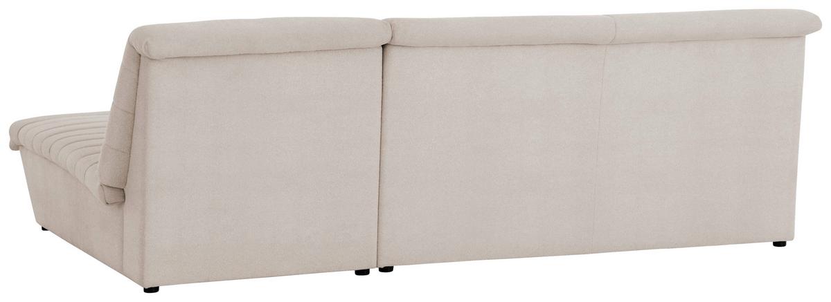 Ecksofa Looks Viii Ecru - Ecru/Schwarz, Design, Textil (274/168cm) - LOOKS by W.Joop