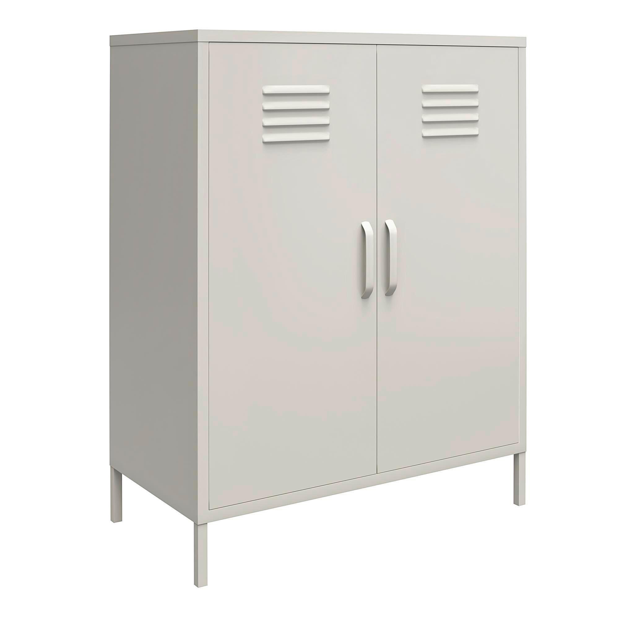 Highboard Bradford Taupe B: 79cm - Taupe, Design, Metall (79/100/39cm) - MID.YOU
