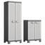 Geräteschrank Kunststoff Logico Hoch - Hellgrau/Schwarz, KONVENTIONELL, Kunststoff (65/182/45cm) - Keter Geräteschrank Kunststoff Logico Hoch - Hellgrau/Schwarz, KONVENTIONELL, Kunststoff (65/182/45cm) - Keter