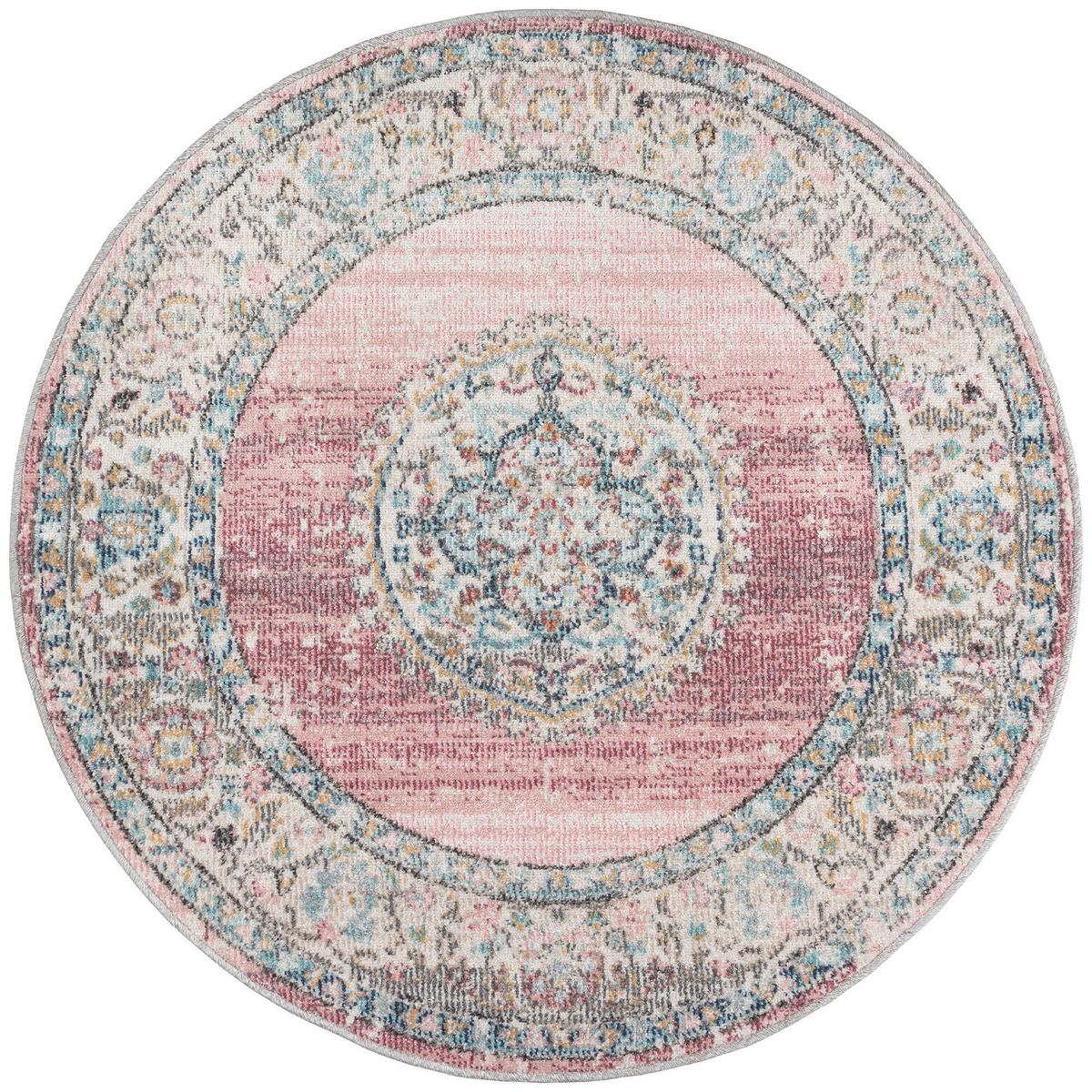 Outdoorteppich Salsa Outdoor 20053 - Graublau/Altrosa, KONVENTIONELL, Textil (120cm)