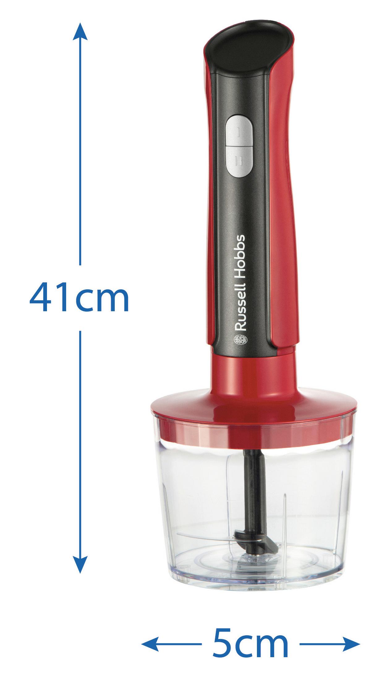 Botmixer Szett Desire Red Russell Hobbs - piros, Modern, műanyag (5/41cm) - Russell Hobbs