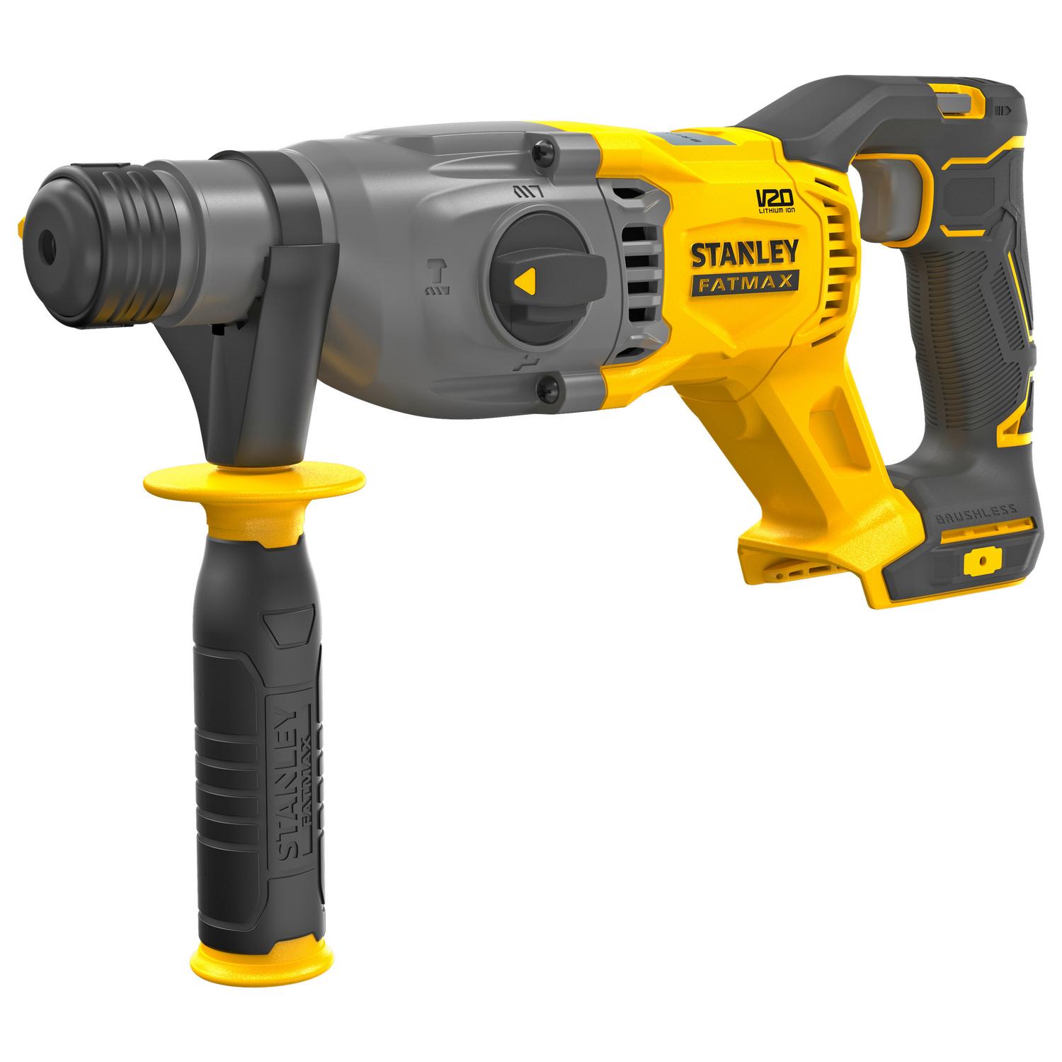 Akku-Kombihammer Fatmax 18V, 2 Joule, elektronisch regelbar Gelb, Schwarz 10,5x26x41 cm